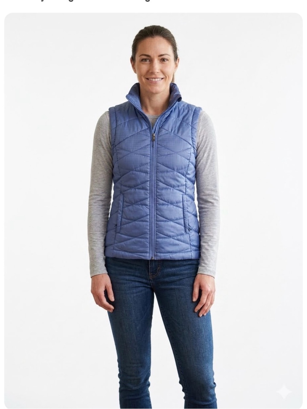 Columbia Mighty Lite Omni Shield III Blue vest. Quality, weather resistant